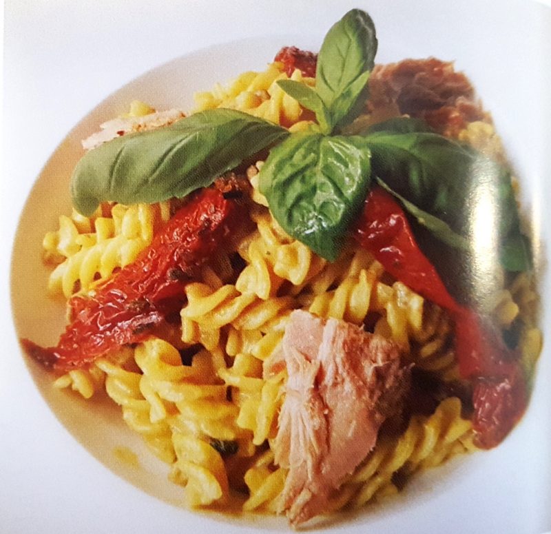 Fusilli Zingari (Pasta) con Tonno e Senape Rezept Feinstes aus Italien Wein, Grappa, Sekt