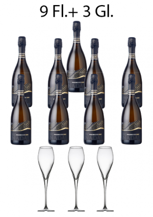 Prosecco Spumante (Sekt) DOC Extra Dry 0,75 Liter Fl. 11% vol.(19,39€/I)